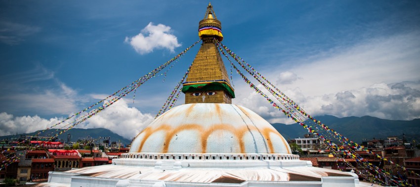 estupa de Boudhanath-Katmandú