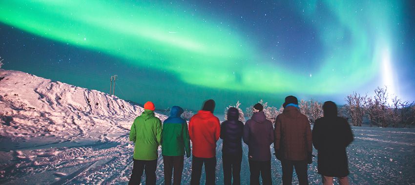 Cuándo y dónde ver auroras boreales, El Viajero